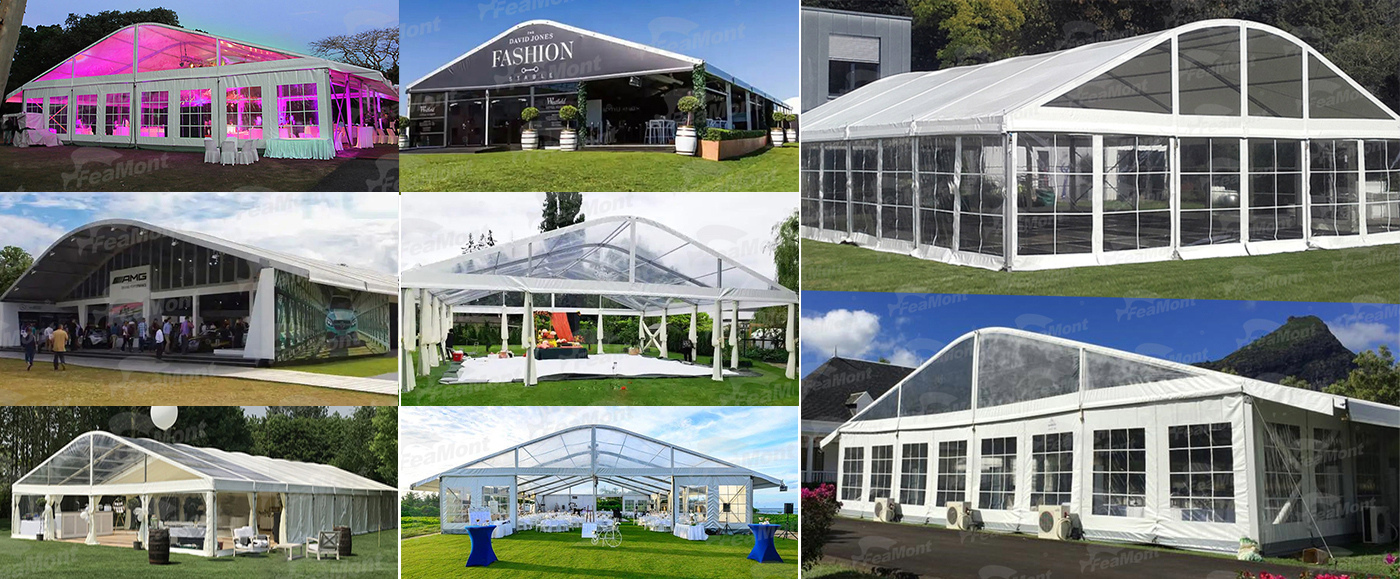 Aluminium Outdoor White Wedding Tent Beautiful Exhibition Trade Show Tents for Decoration(Pic6) Aluminium Outdoor White Wedding Tent Beautiful Exhibition Trade Show Tents for Decoration(Pic6)