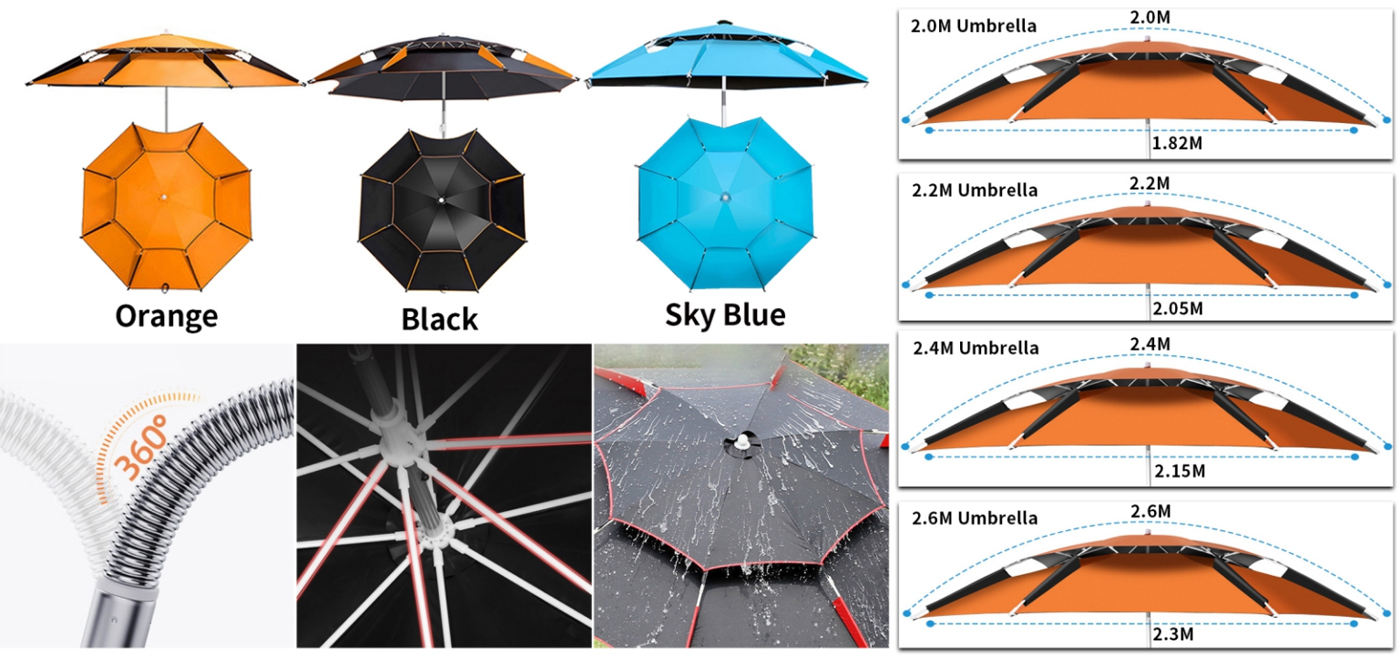 Portable Small Sun Protection Camping Umbrella Outdoor Fishing Adjustable Beach Umbrella(Pic2) Portable Small Sun Protection Camping Umbrella Outdoor Fishing Adjustable Beach Umbrella(Pic2)