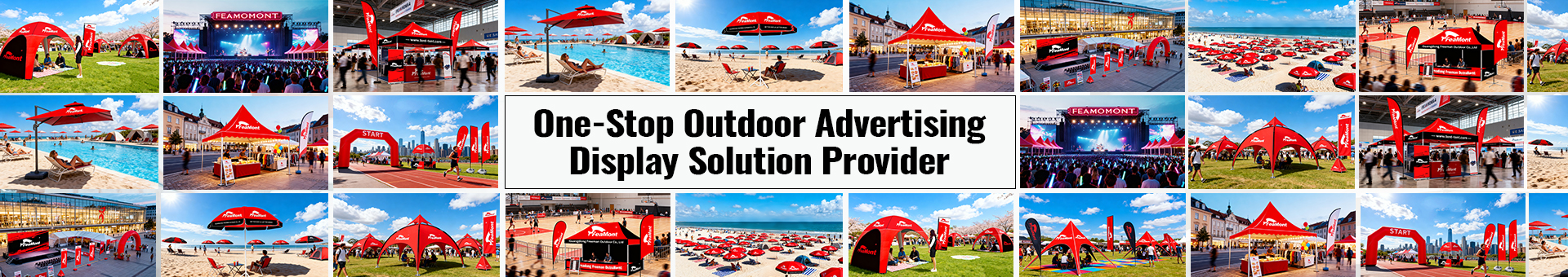 Outdoor Advertising Display Products FeaMont Tents.
